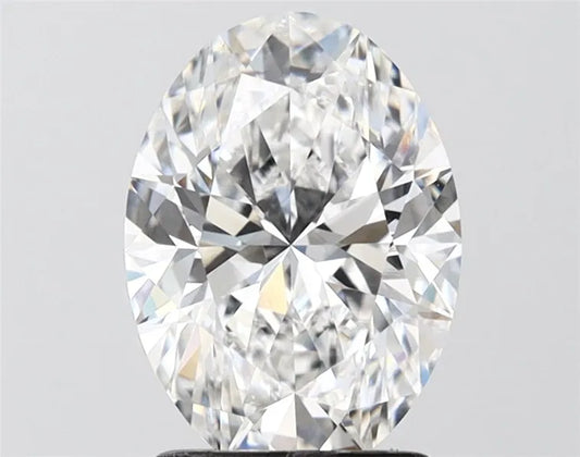 2.03ct Oval Lab Grown Diamond (Colour E, Clarity VVS2, IGI Certified)