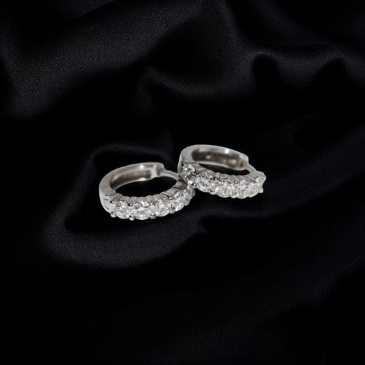 9ct gold Diamond Huggies