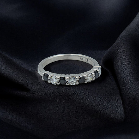 Eternity diamond wedding band